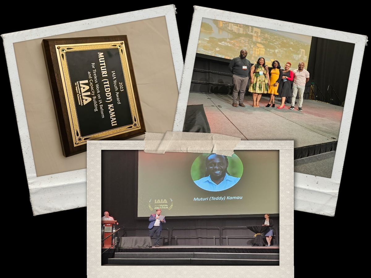 Staff award by International Association of Impact Assessors (IAIA)